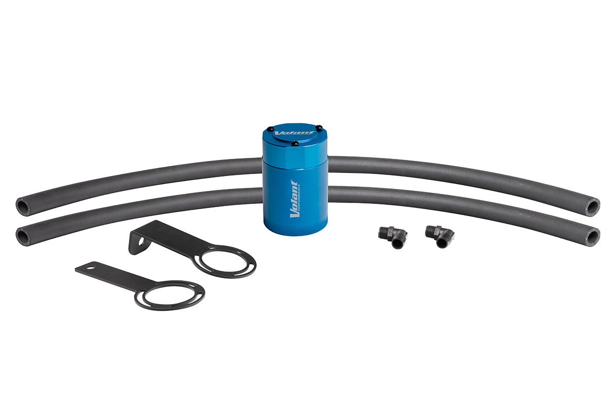 Aluminum Oil Catch Can w/ Bracket (VC0017) Universal 5/8in Connection