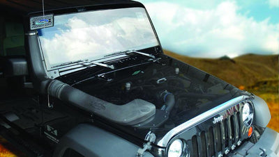 Closed Box with Snorkel (37738) 2007-2011 Jeep Wrangler JK 3.8L V6