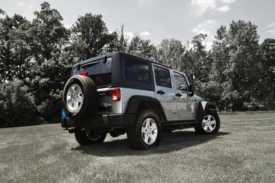 2.5" Axle-Back w 3.5" Tips (54412) 2007-2018 Jeep Wrangler JK