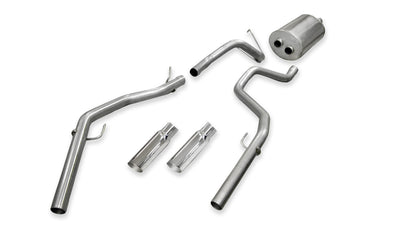 3.0" Cat-Back w 4.0" Tips (54425) 2009-2021c Dodge Ram 1500 5.7/4.7L V8 (140" WB)