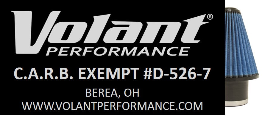 15753 CARB EO Sticker (D-526-7) 2009-2012 Chevrolet Colorado, GMC Canyon 5.3L V8